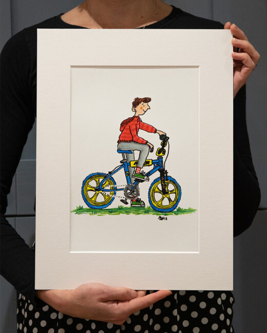 BMX bike print by Matt Buckingham